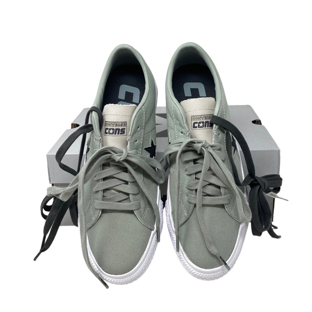 Converse CONS One Star Pro OX Low Top Canvas Gray Men’s Size Sneakers 172634C - Picture 5 of 12